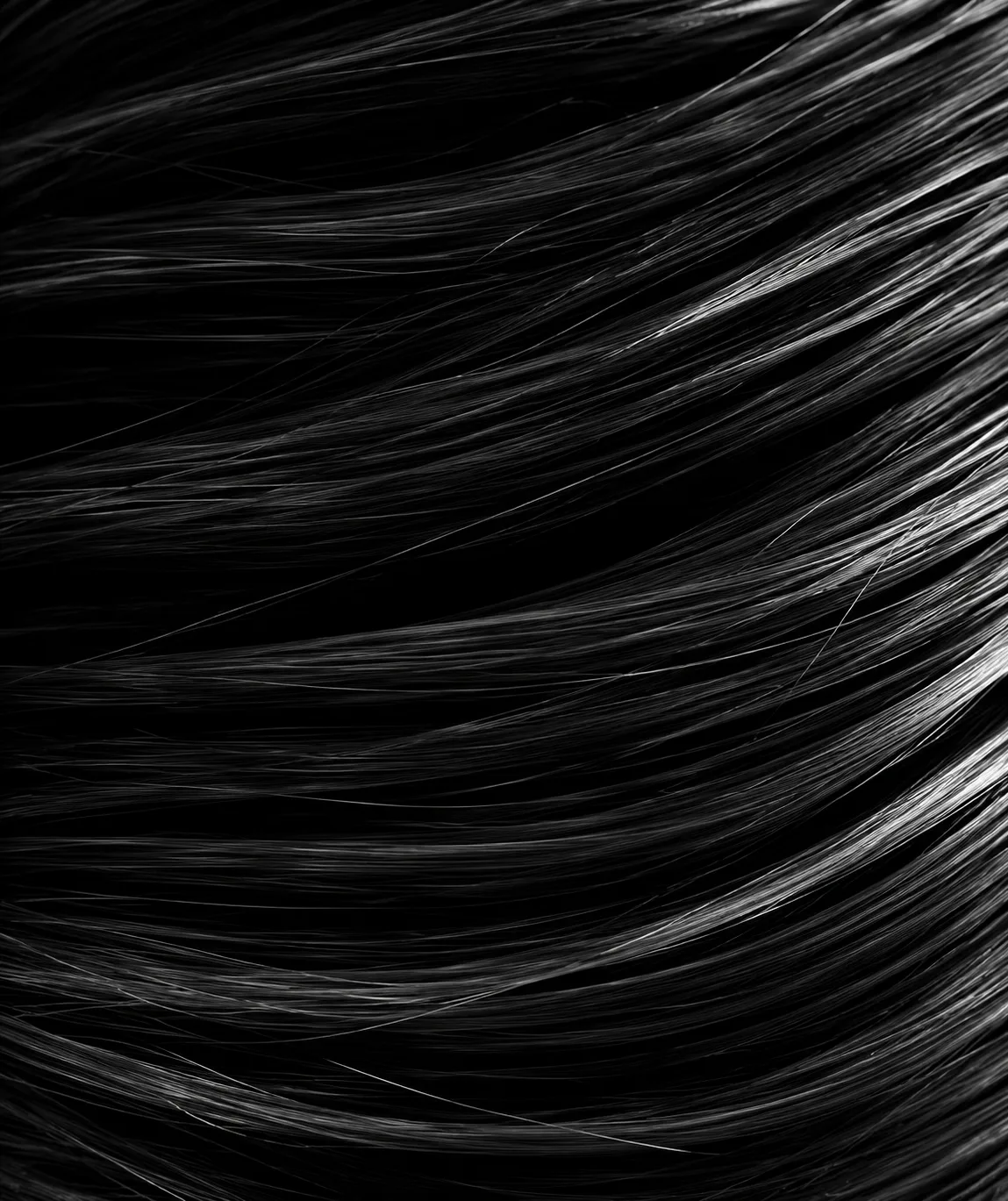 Close texture of treated hair
